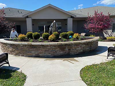 Commercial Garden Hardscape