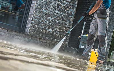 Parking Lot Power Washing